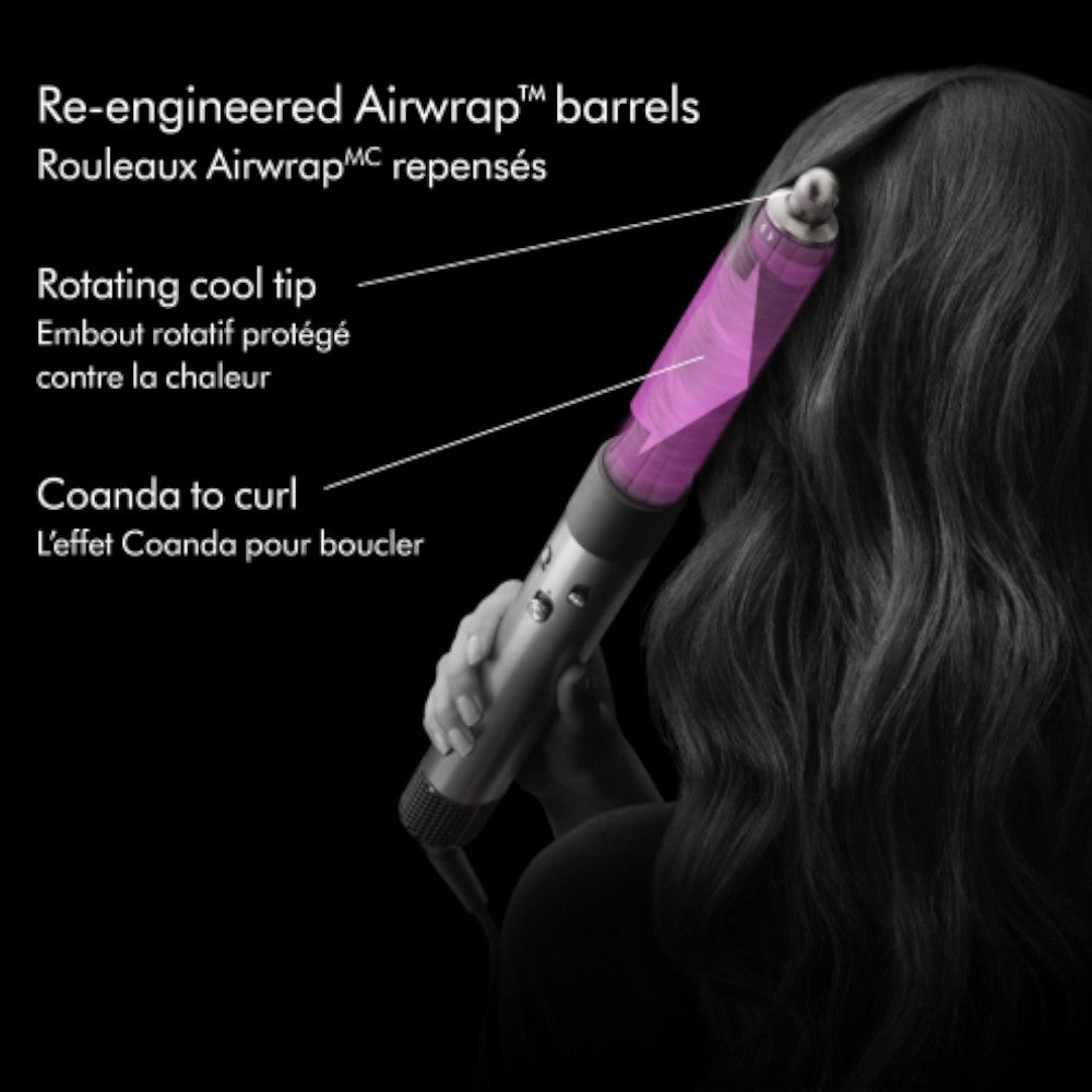 DYSON OFFICIAL OUTLET Airwrap Multi-Styler and Dryer Complete (Nickel/Copper) - Dyson refurbished (Excellent) with 1 year warranty - HS05
