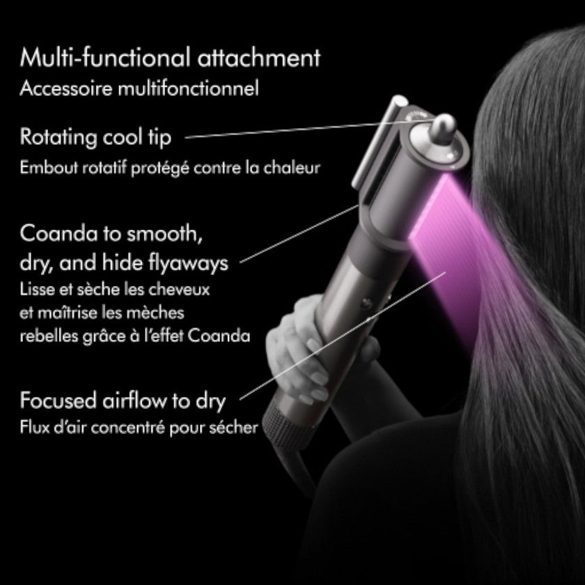 DYSON OFFICIAL OUTLET Airwrap Multi-Styler and Dryer Complete (Nickel/Copper) - Dyson refurbished (Excellent) with 1 year warranty - HS05