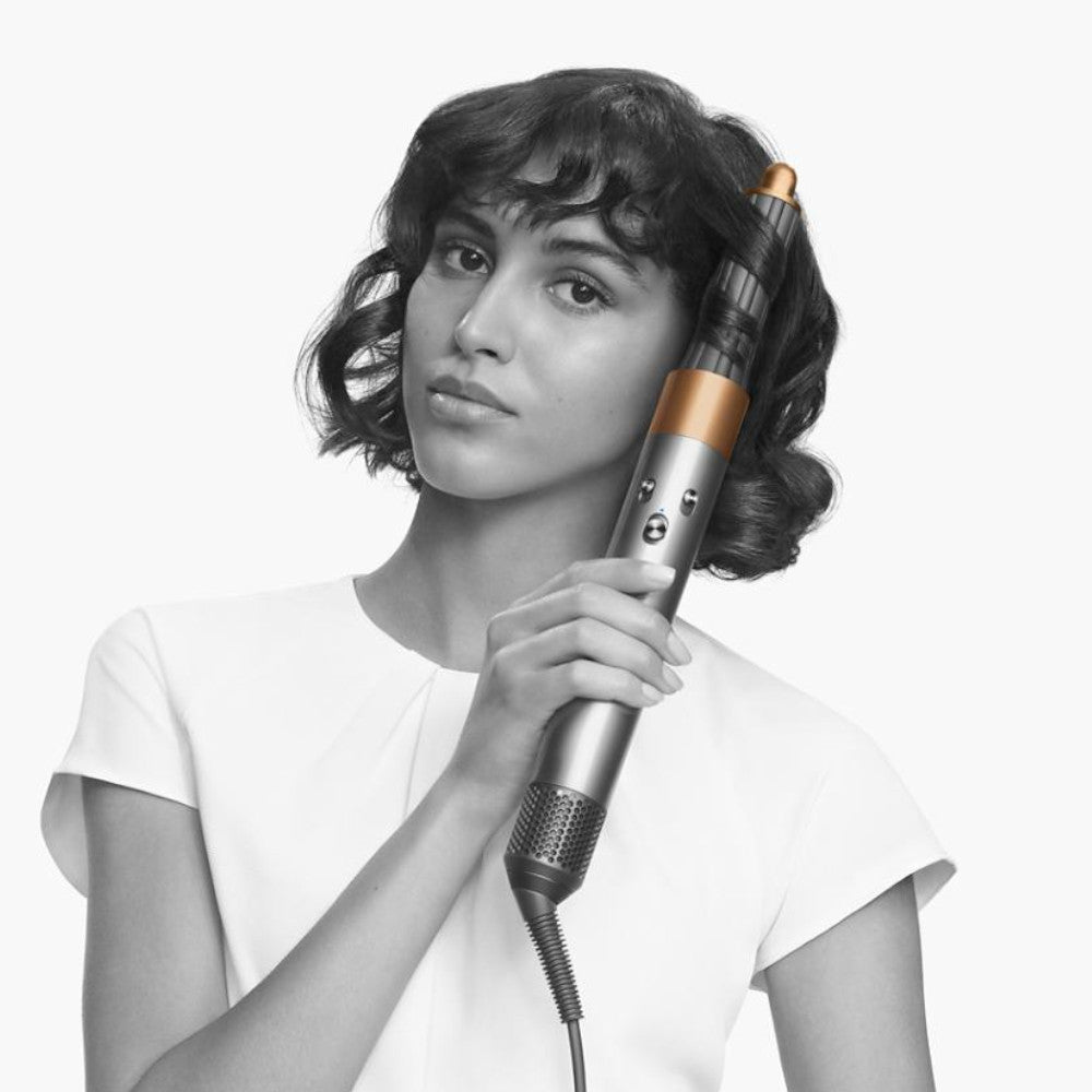 DYSON OFFICIAL OUTLET Airwrap Multi-Styler and Dryer Complete (Nickel/Copper) - Dyson refurbished (Excellent) with 1 year warranty - HS05