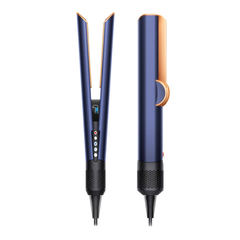 DYSON OFFICIAL OUTLET- Airstrait Straightener- Prussian Blue/Copper- Refurbished (EXCELLENT) with 1 year Dyson Warranty