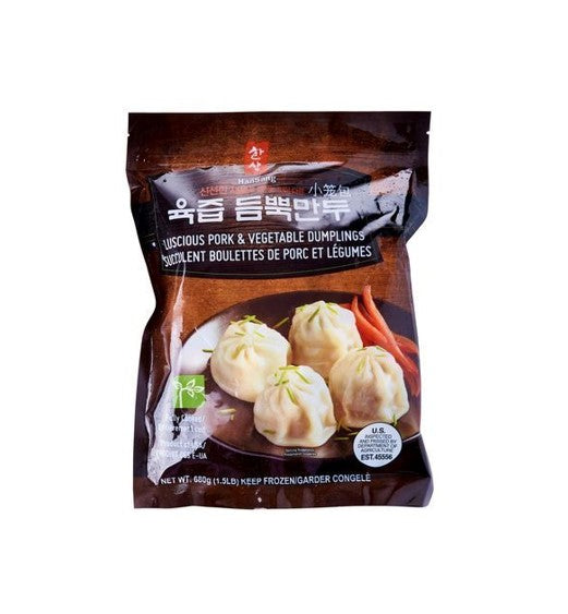 FZN: Hansang Luscious Pork & Vegetable Dumplings (680G) [Best Before Date: 2025.10.11]