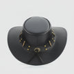 Shapeable Cowboy Hat with 12 Gauge Bullet Slice & Embellishments