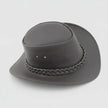 Premium Leather Wide Brim Western Hat. Lightweight Top Grain Rodeo Hat