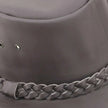 Premium Leather Wide Brim Western Hat. Lightweight Top Grain Rodeo Hat