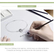 Sterling Silver Snake Chain Bangle Bracelet with CZ Pavé