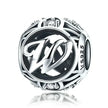 925 Sterling Silver Initial Charm Bead