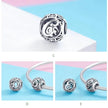 925 Sterling Silver Initial Charm Bead