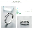 925 Sterling Silver Black & Clear Double Circle CZ Ring