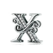 Vintage Openwork 925 Sterling Silver Initial Charm