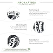 925 Sterling Silver Initial Charm Bead