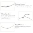 The Delicate 925 Sterling Silver Beaded Anklet