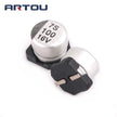 50PCS 16V 100UF 100UF/16V 6.3X5.5MM SMD Aluminum Electrolytic Capacitor