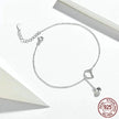 The Whimsical Cat & Bell 925 Sterling Silver Anklet
