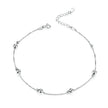 The Minimalist 925 Sterling Silver Bead Anklet