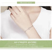 925 Sterling Silver Cat Heart Chain Bracelet