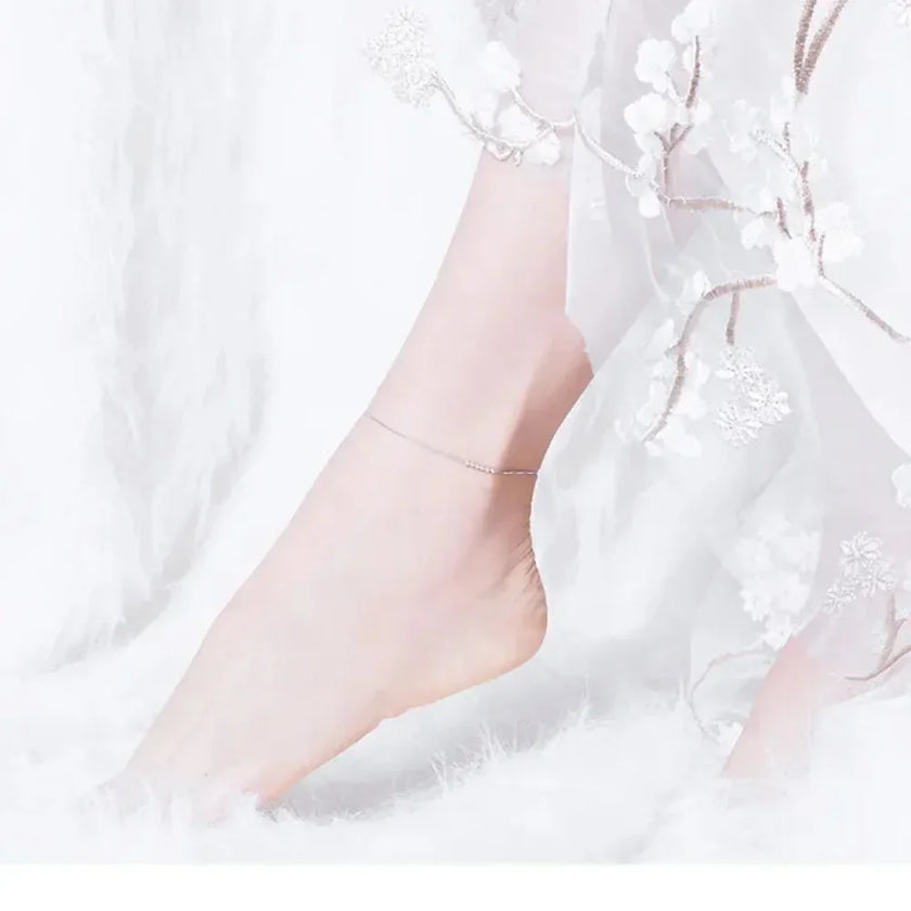 The Essential 925 Sterling Silver Charm Anklet