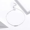 The Delicate 925 Sterling Silver Beaded Anklet