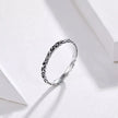 925 Sterling Silver Vintage Embossed Floral Ring