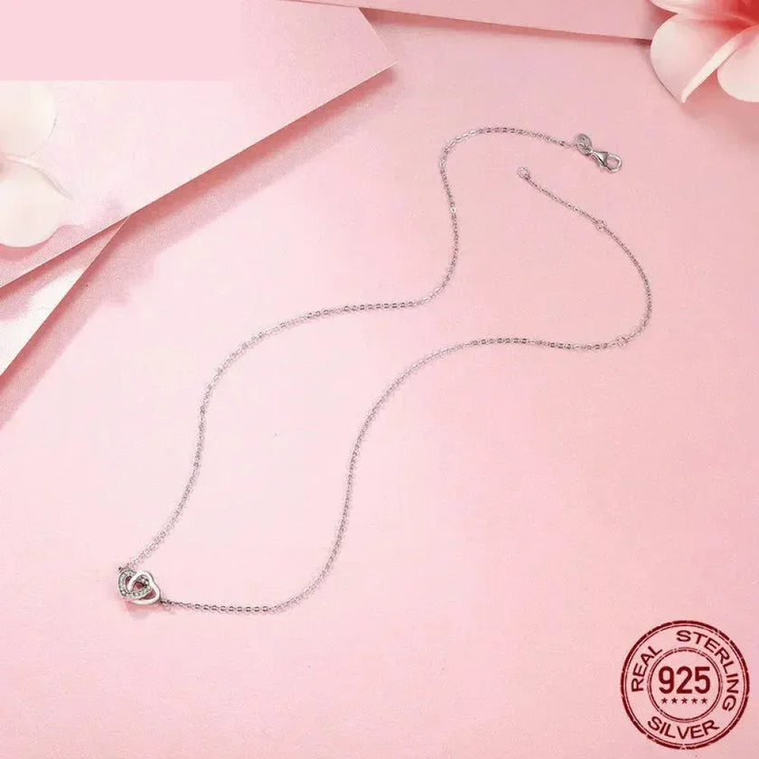 925 Sterling Silver Heart Pendant Necklace - Perfect Valentine'S Day Gift