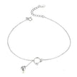 The Whimsical Cat & Bell 925 Sterling Silver Anklet