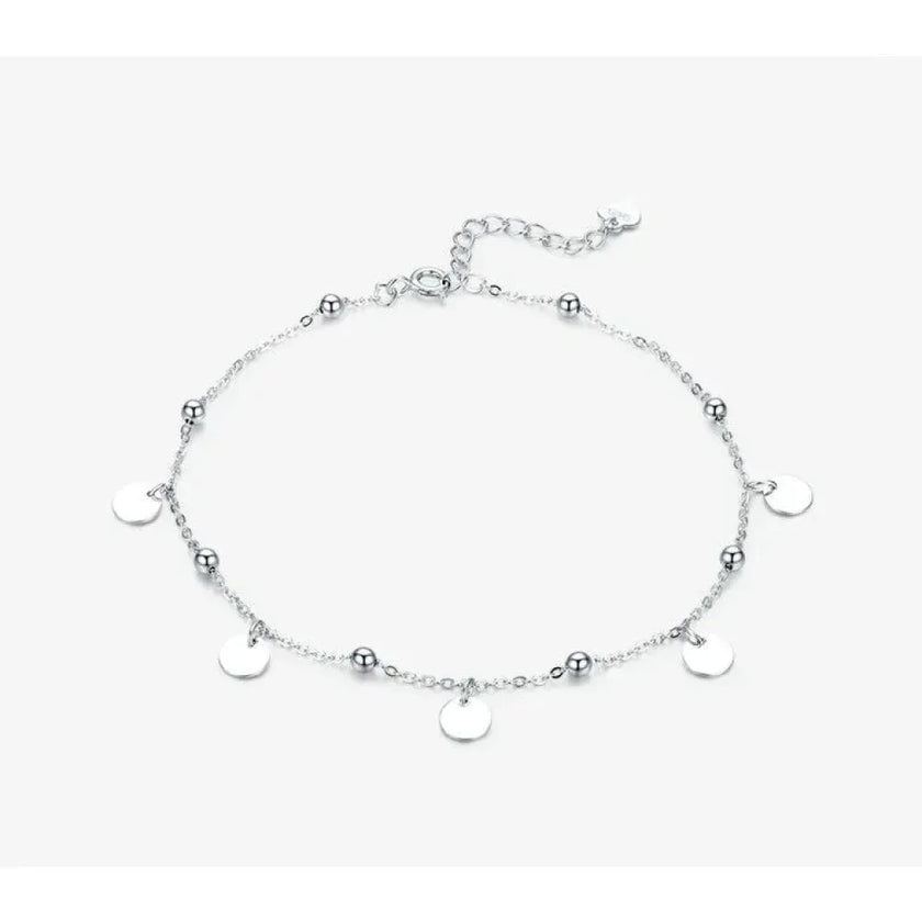 The Modern Geometric 925 Sterling Silver Anklet