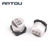 50PCS 16V 100UF 100UF/16V 6.3X5.5MM SMD Aluminum Electrolytic Capacitor