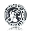 925 Sterling Silver Initial Charm Bead
