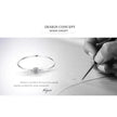 Sterling Silver Snake Chain Bangle Bracelet with CZ Pavé
