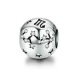 Vintage 925 Sterling Silver Twelve Constellations Star Sign Zodiac Beads Charms For Diy Bracelet Necklace