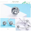 925 Sterling Silver Initial Charm Bead