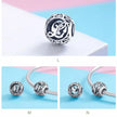 925 Sterling Silver Initial Charm Bead