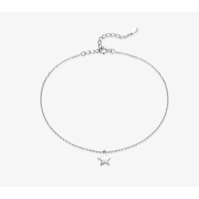 The Celestial 925 Sterling Silver Star Anklet