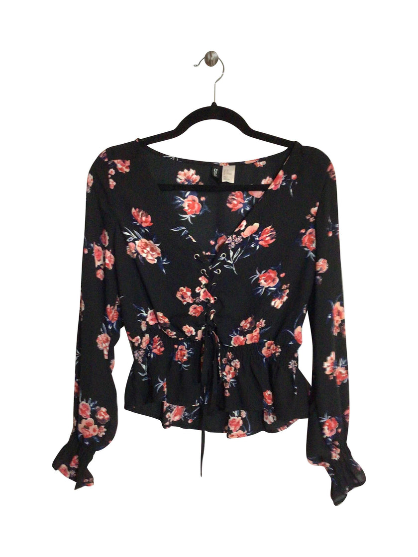 H&M Regular fit Blouse in Black  -  4