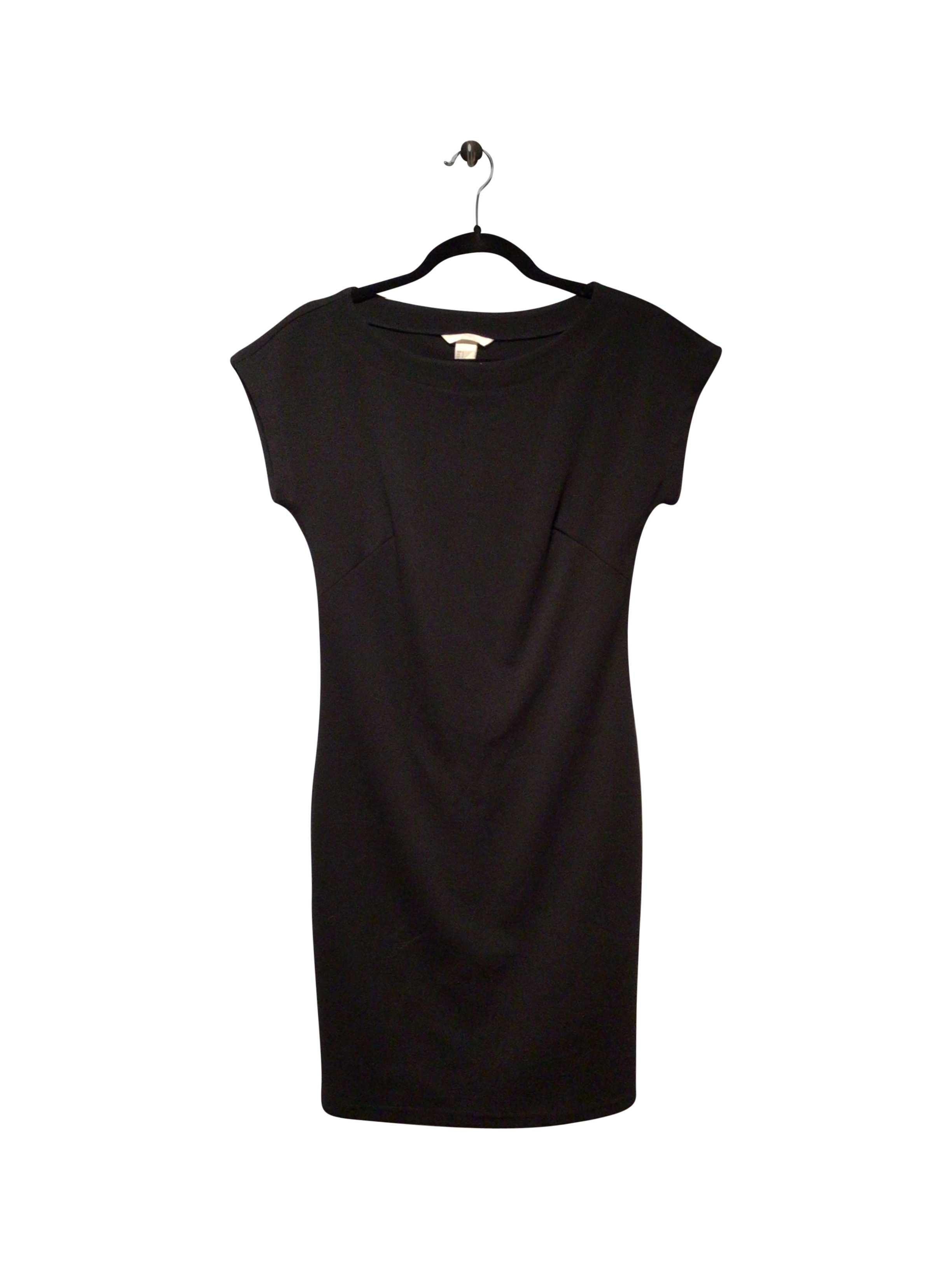 H&M Regular fit Midi Dress in Black  -  S
