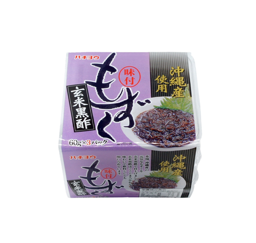 FZN: Hachiyo Suisan Seasoned Mozuka Seaweed with Brown Rice & Black Vinegar (210G)