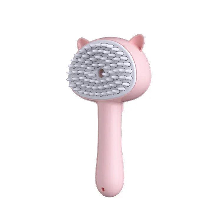 3-in-1 Steam Cat Grooming Brush – USB Rechargeable Slicker Brush for Cats & Dogs