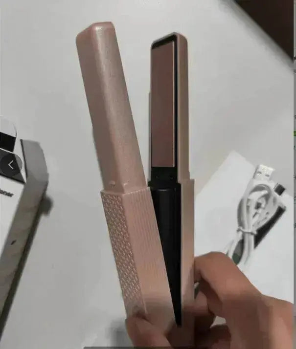 Hair Straightener Cordless Usb Hair Straightener Mini Ceramics Hair Curler 3 Constant Temperature Portable Flat Iron For Travel