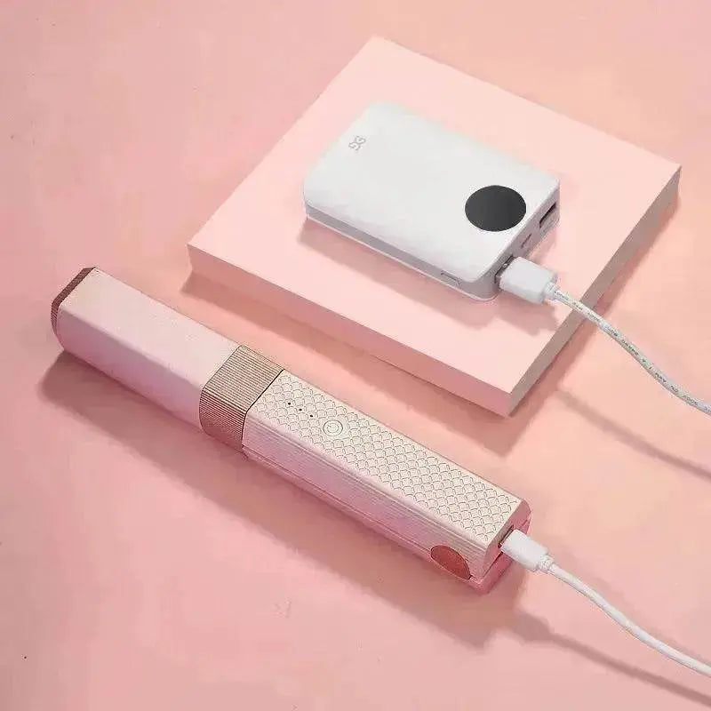 Hair Straightener Cordless Usb Hair Straightener Mini Ceramics Hair Curler 3 Constant Temperature Portable Flat Iron For Travel