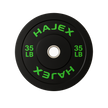 HAJEX Olympic Bumper Weight Plates - 10, 15, 25, 35, 45, 55 LB