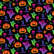 Craft HTV  Spooky Halloween Rainbow Pattern