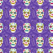 Sugar Skull - Spooky Halloween Prints Adhesive Vinyl