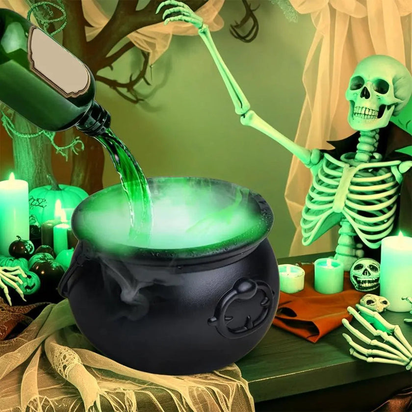 Halloween Black Wizard Bowl Magic Float Bottle And Diffuser Indoor Home Bar Magic Party Horror Ghost Props Halloween Decoration