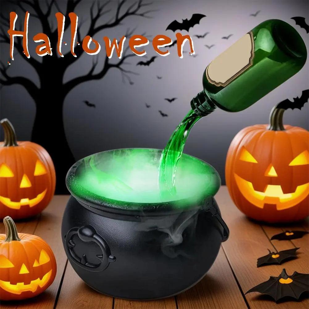 Halloween Black Wizard Bowl Magic Float Bottle And Diffuser Indoor Home Bar Magic Party Horror Ghost Props Halloween Decoration