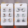Halloween Book Ghost Wooden Studs Suit