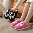 Halloween Slippers – Warm Anti-Slip Cartoon Plush Home Baotou Shoes
