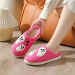 Halloween Slippers – Warm Anti-Slip Cartoon Plush Home Baotou Shoes
