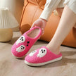 Halloween Slippers – Warm Anti-Slip Cartoon Plush Home Baotou Shoes