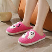Halloween Slippers – Warm Anti-Slip Cartoon Plush Home Baotou Shoes
