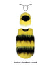 Halloween Children's Performance Animal Bee Role Cosplay Clothes