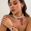 Halloween Pearl Collar Retro Gothic Style